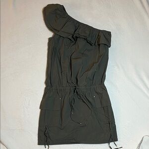 Moda International Black One-Shoulder Mini Dress